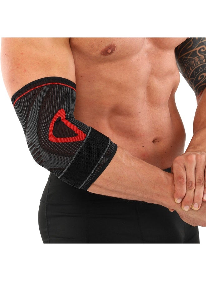 SIBOTE Outdoor Sports Elbow Support Brace – Adjustable Compression Elbow Pad Strap with Anti-Slip & Anti-Dropping Design – Protective Elbow Support Gear for Fitness, Gym, Running, Cycling, Basketball & Daily Activities - Image 4
